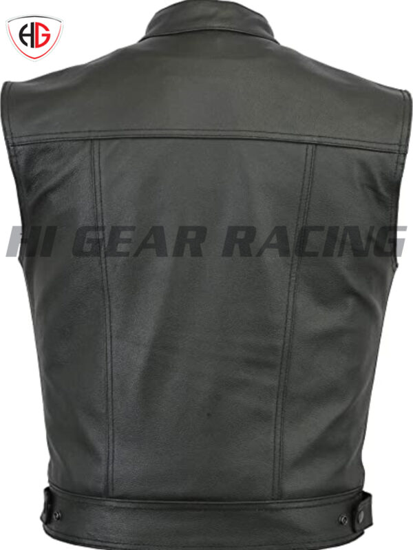 Hi Gear Racing Mens Genuine Leather Vest - Image 3