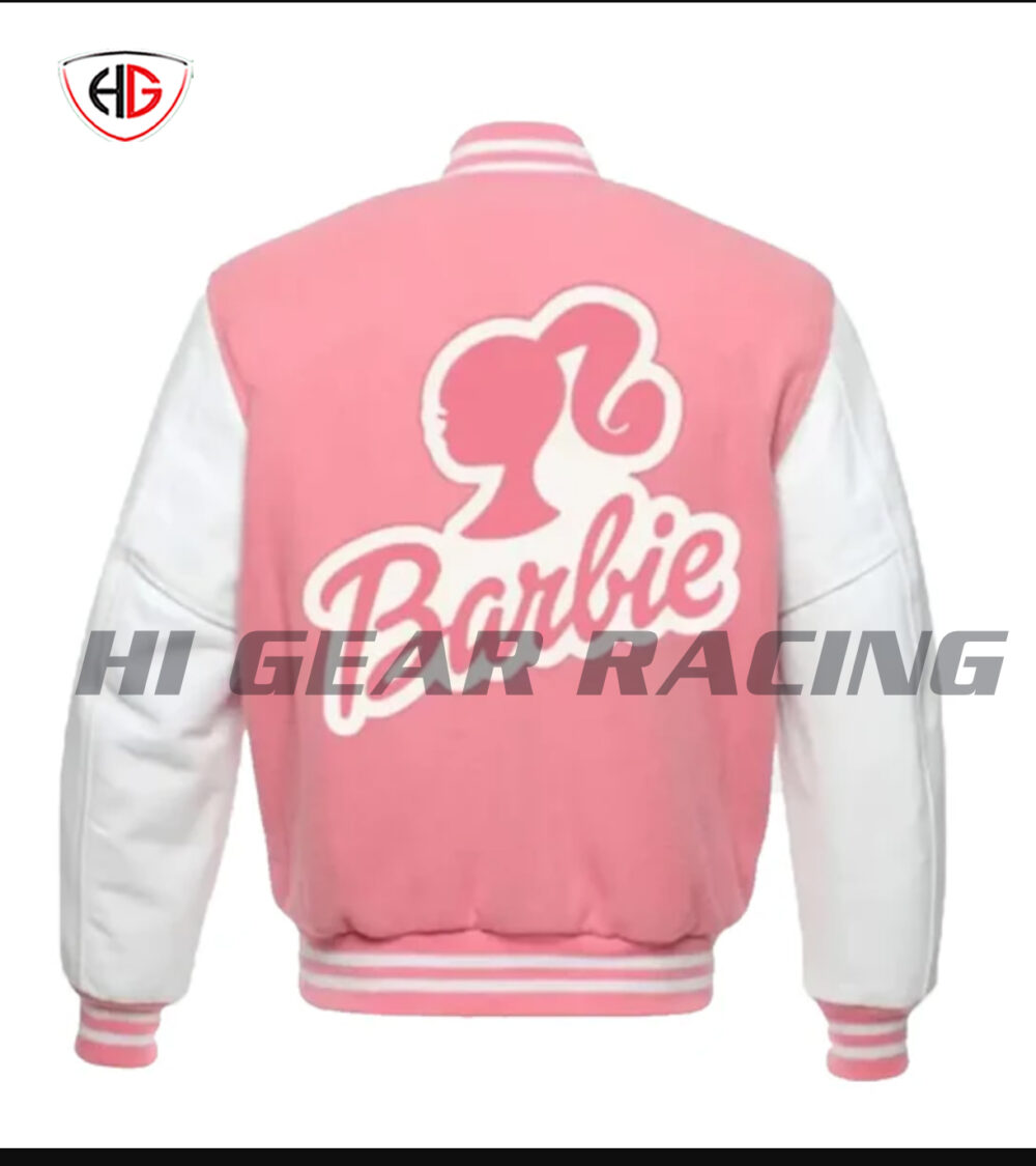 Hi Gear Racing Barbie Varsity Jacket - Image 2
