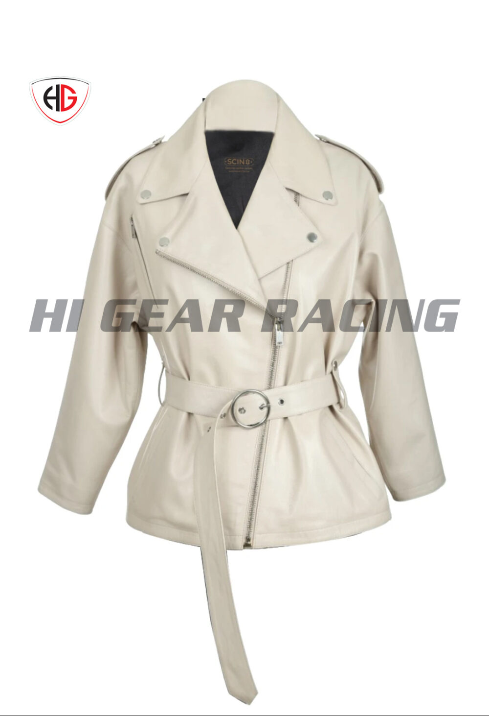 HG Biker Leather Jacket For Womans