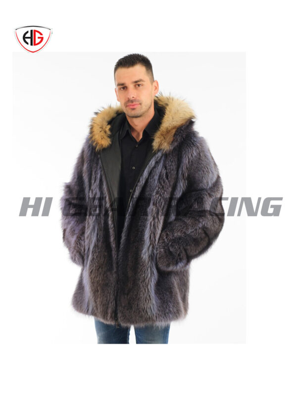 Men's High-Performance Fur Jacket – Warmth Meets Refined Design