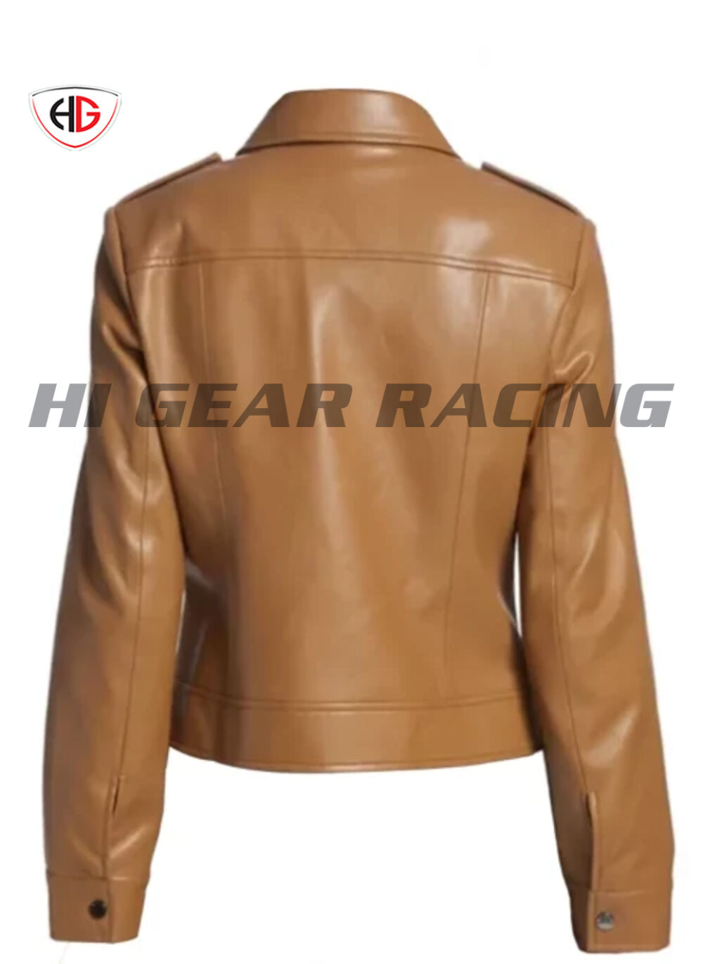 HG Brown Women Leather Jacket - Image 2