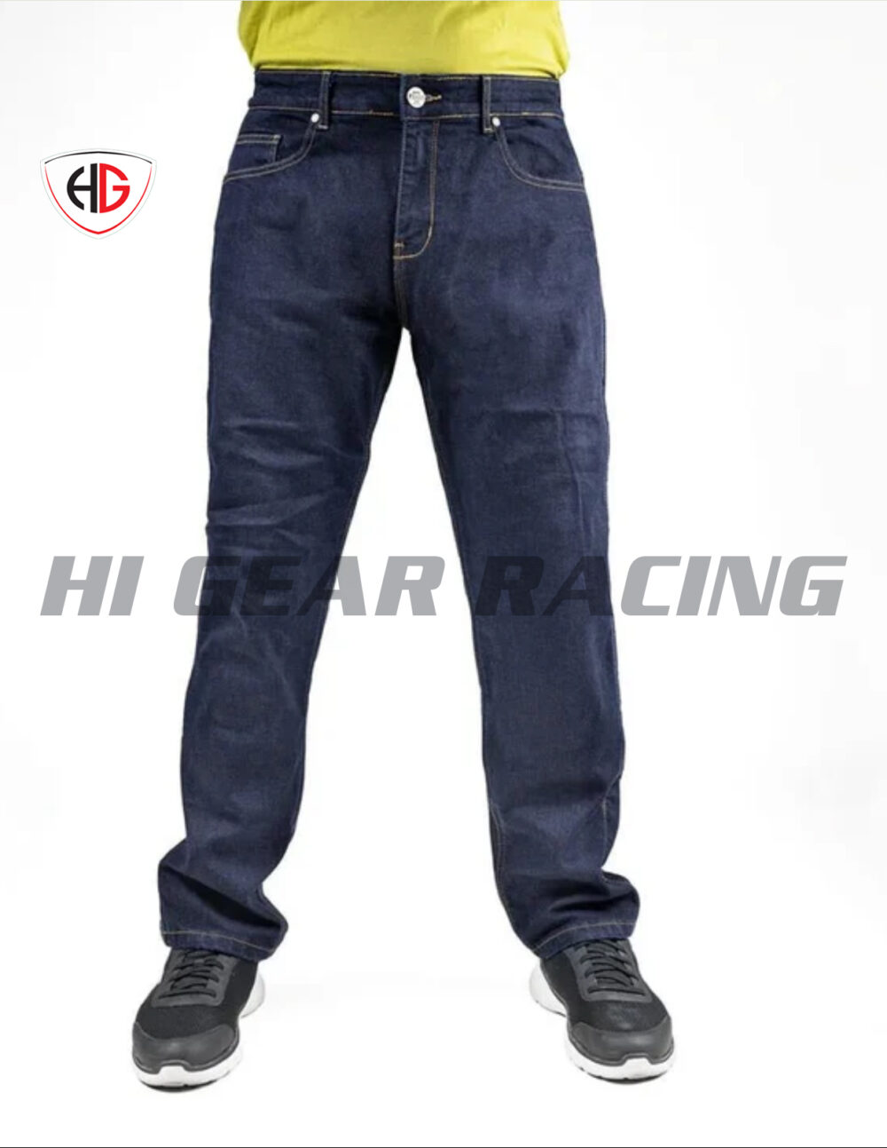 Men's Motorcycle Jeans - Denim - Blue