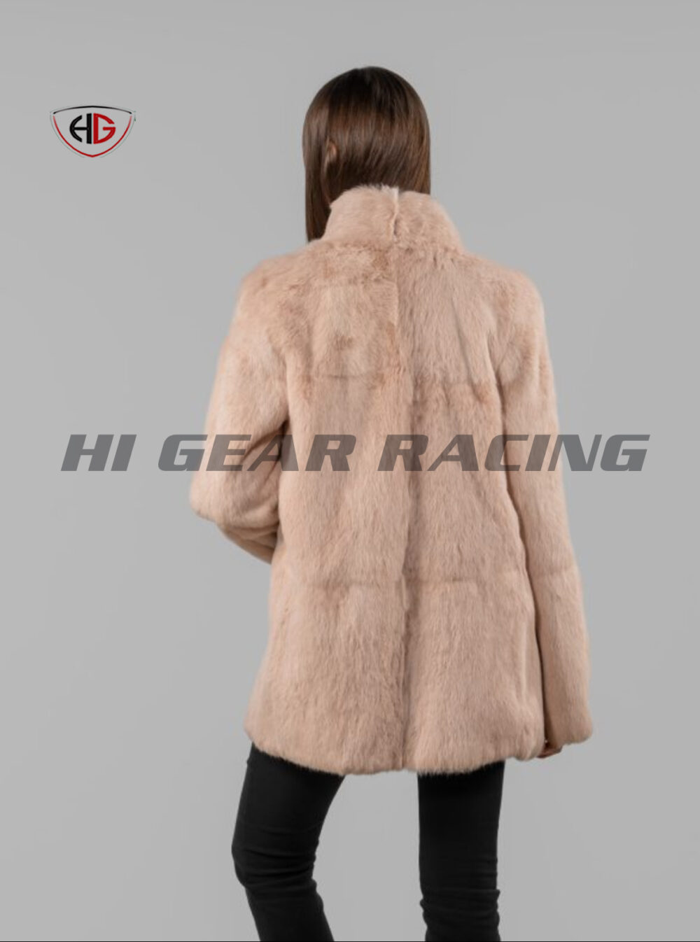 Beige Mink Fur Jacket - Image 2