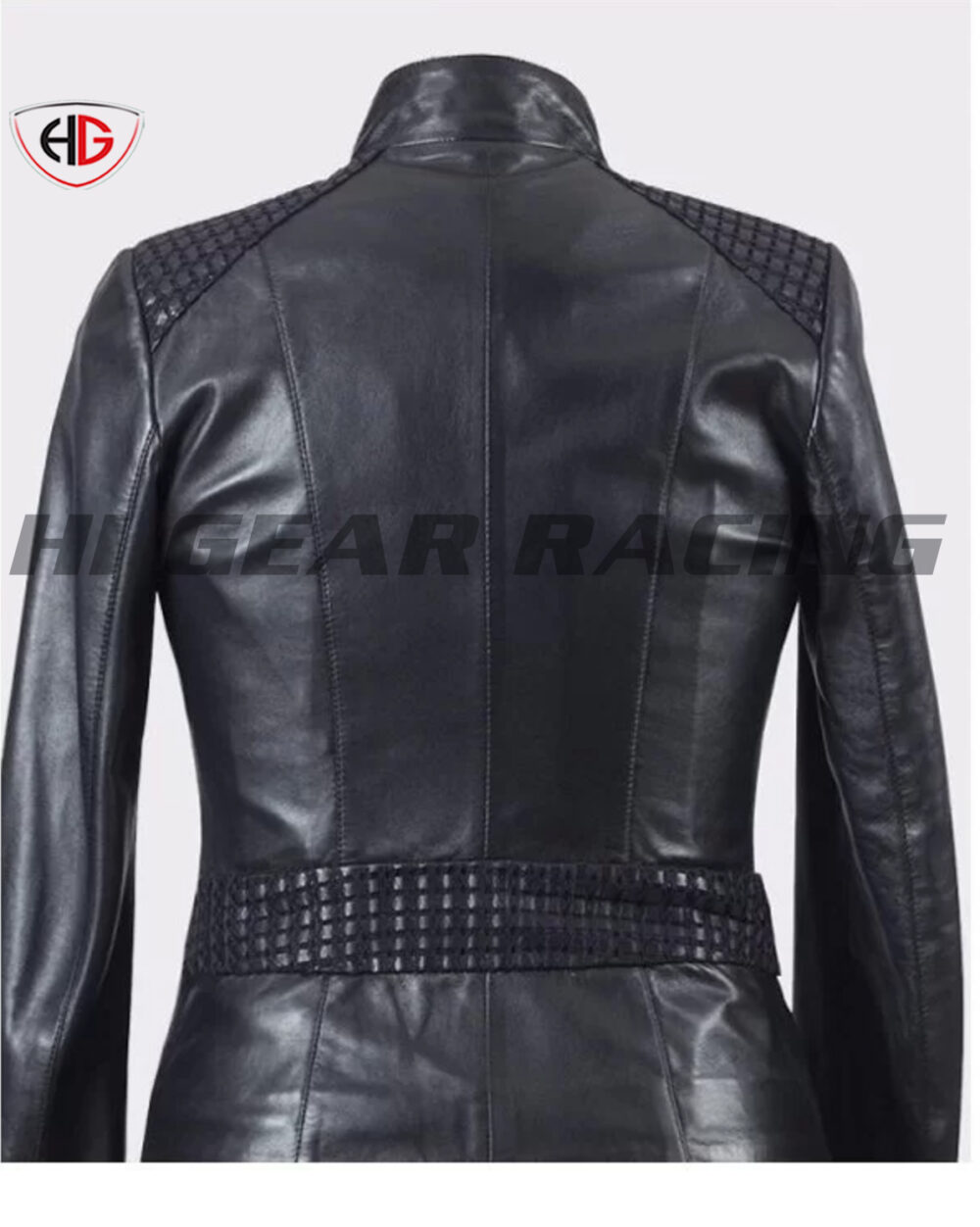 Women's Premium Lambskin Leather Black Jacket - Image 2