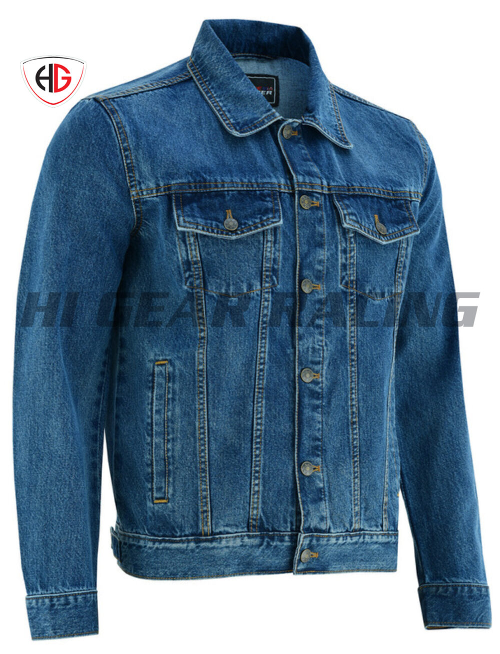 Casual Denim Jacket For Men Coat Single