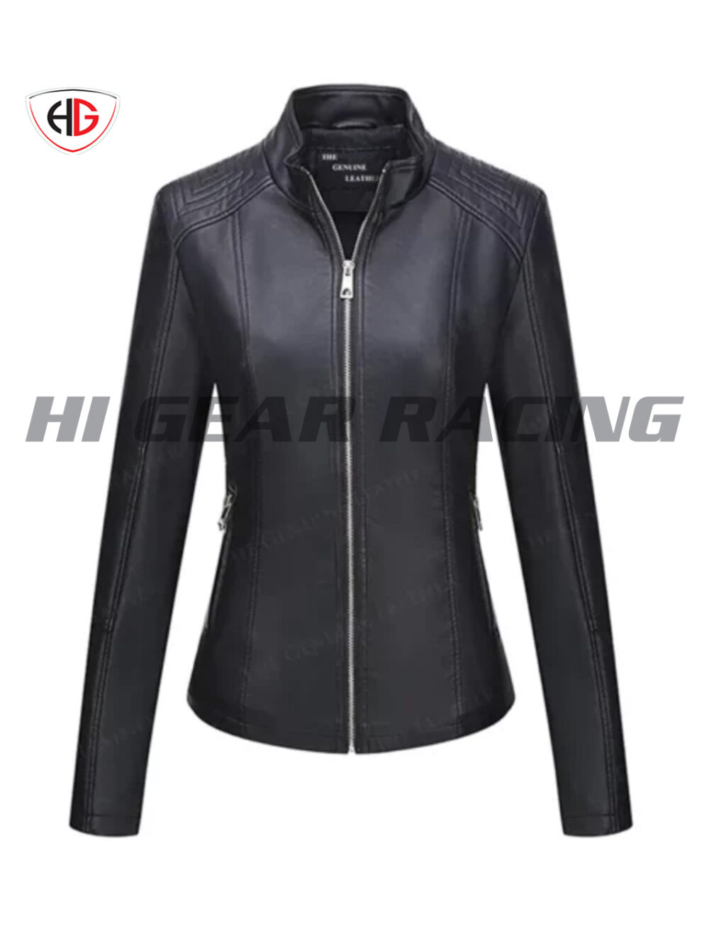Women's Short Faux Leather Jacket Spring Autumn Outerwear