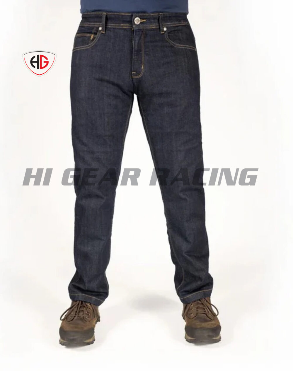 Motorcycle Biker Riding Black Denim Pants