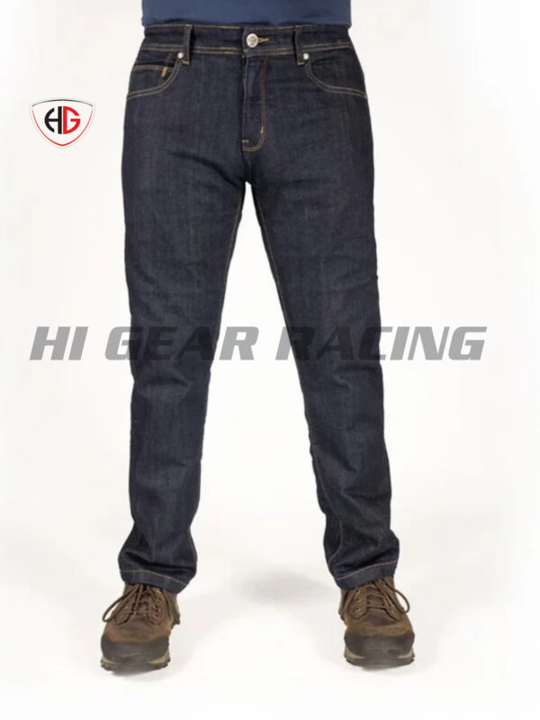 Motorcycle Biker Riding Black Denim Pants