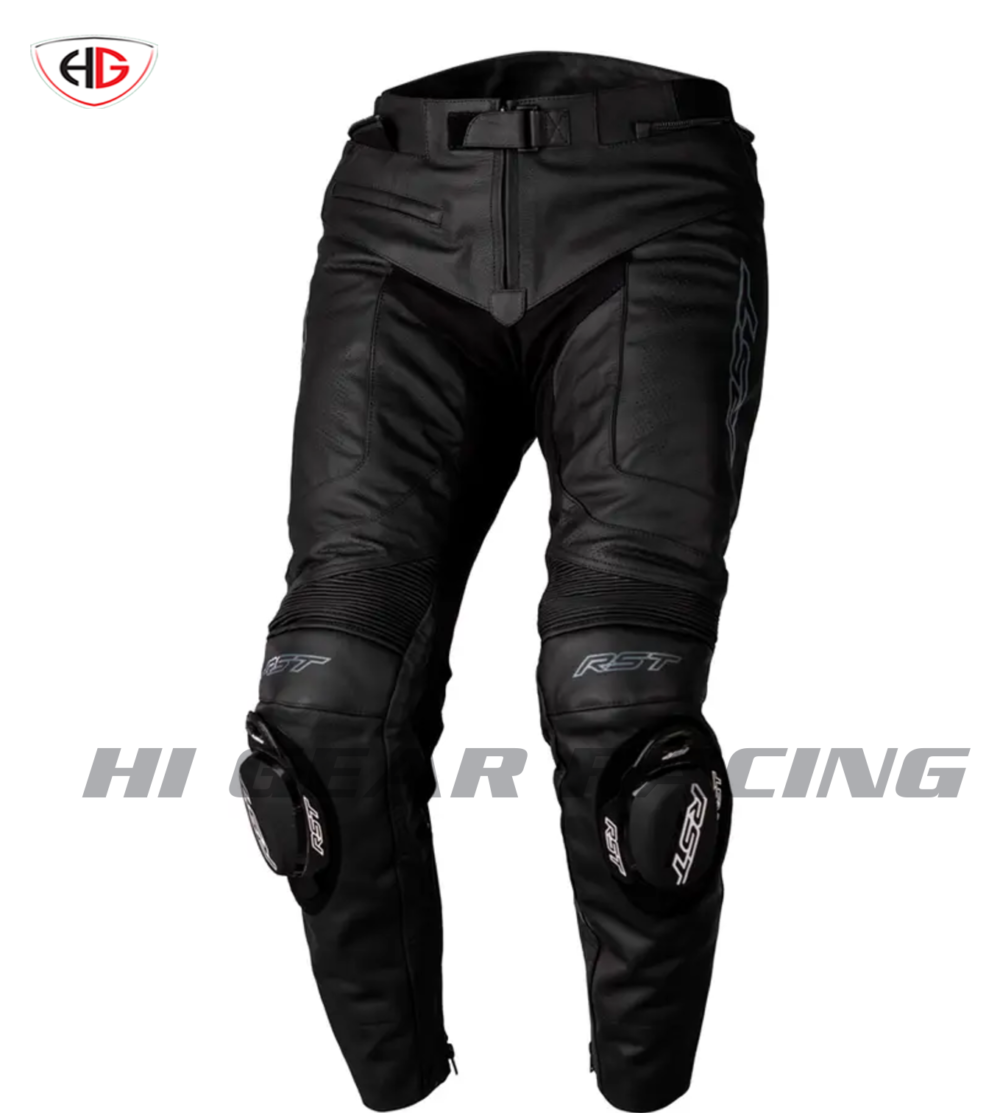 RST Leather Motorcycle Motorbike Trousers Jeans