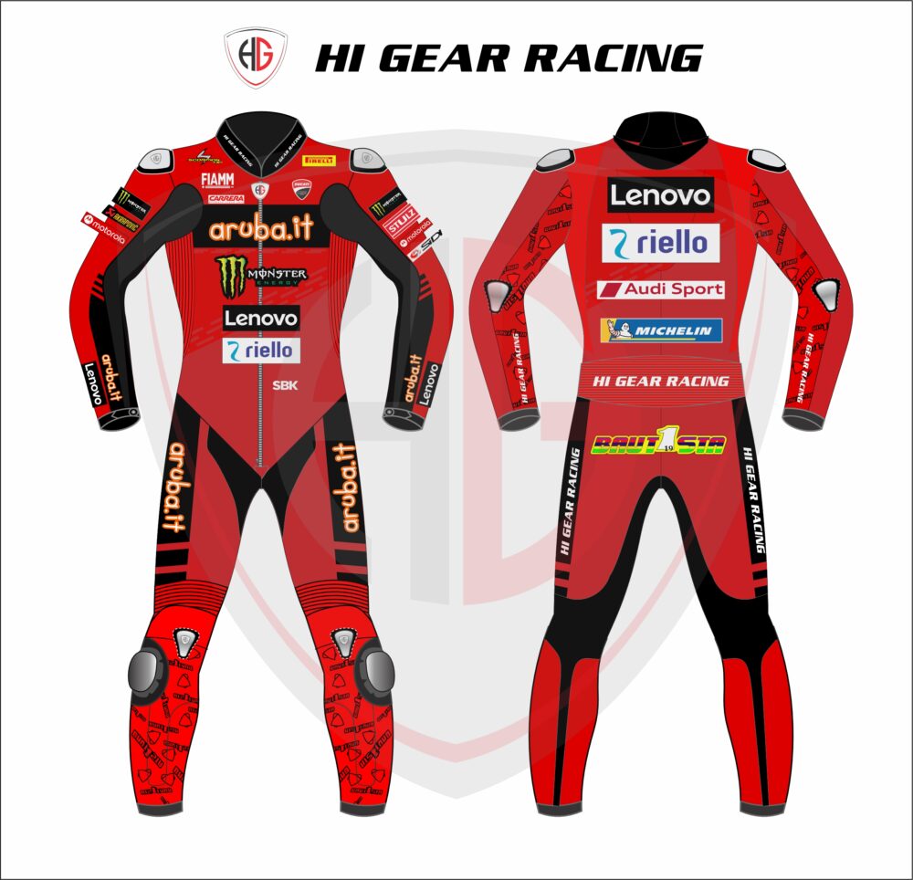 Alvaro Bautista Aruba.it Ducati SBK 2024 Race Suit