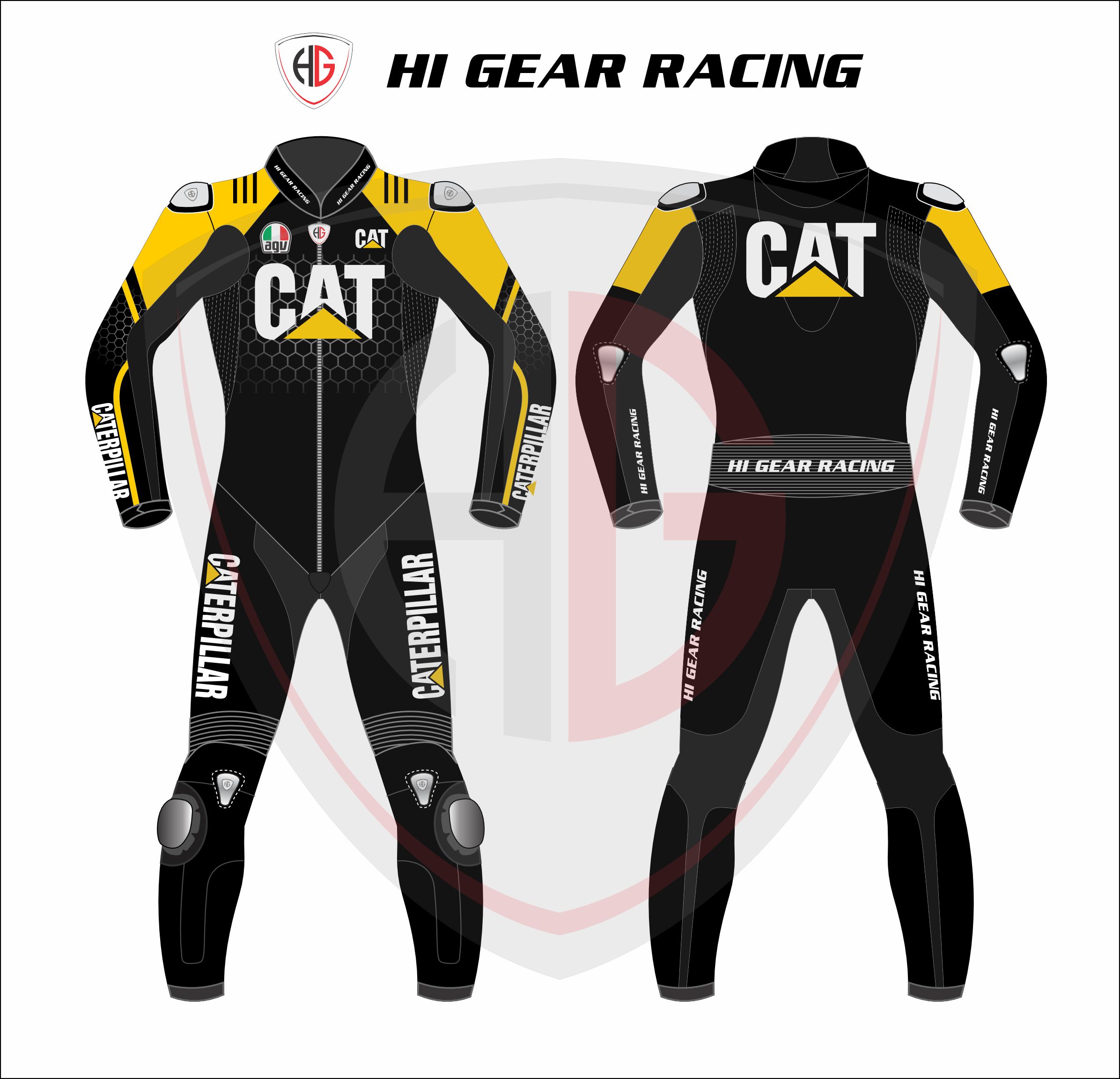 Jack Miller Caterpillar Thriller Leather Race Suit