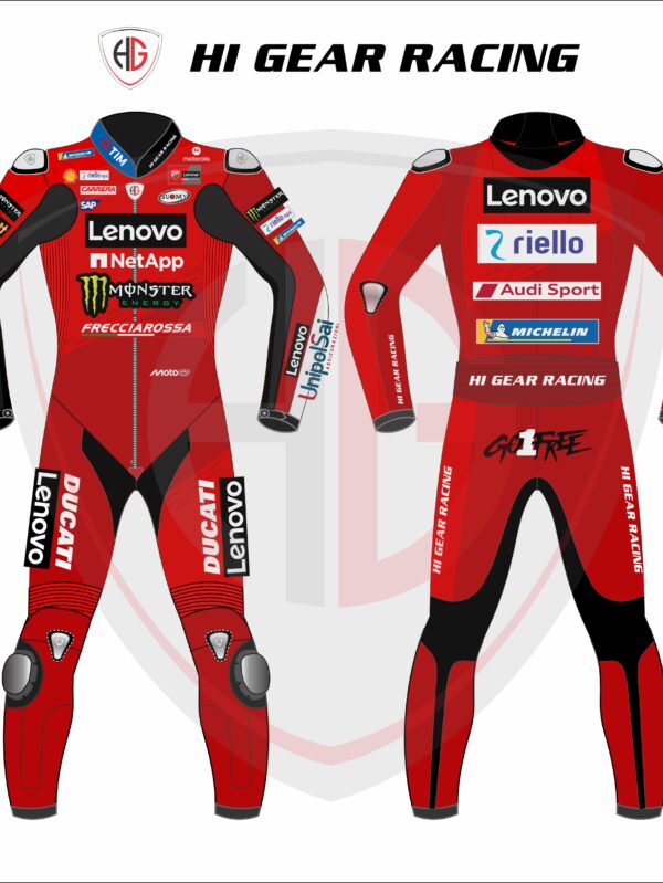 FRANCESCO BAGNAIA LEATHER SUIT DUCATI MOTOGP 2025