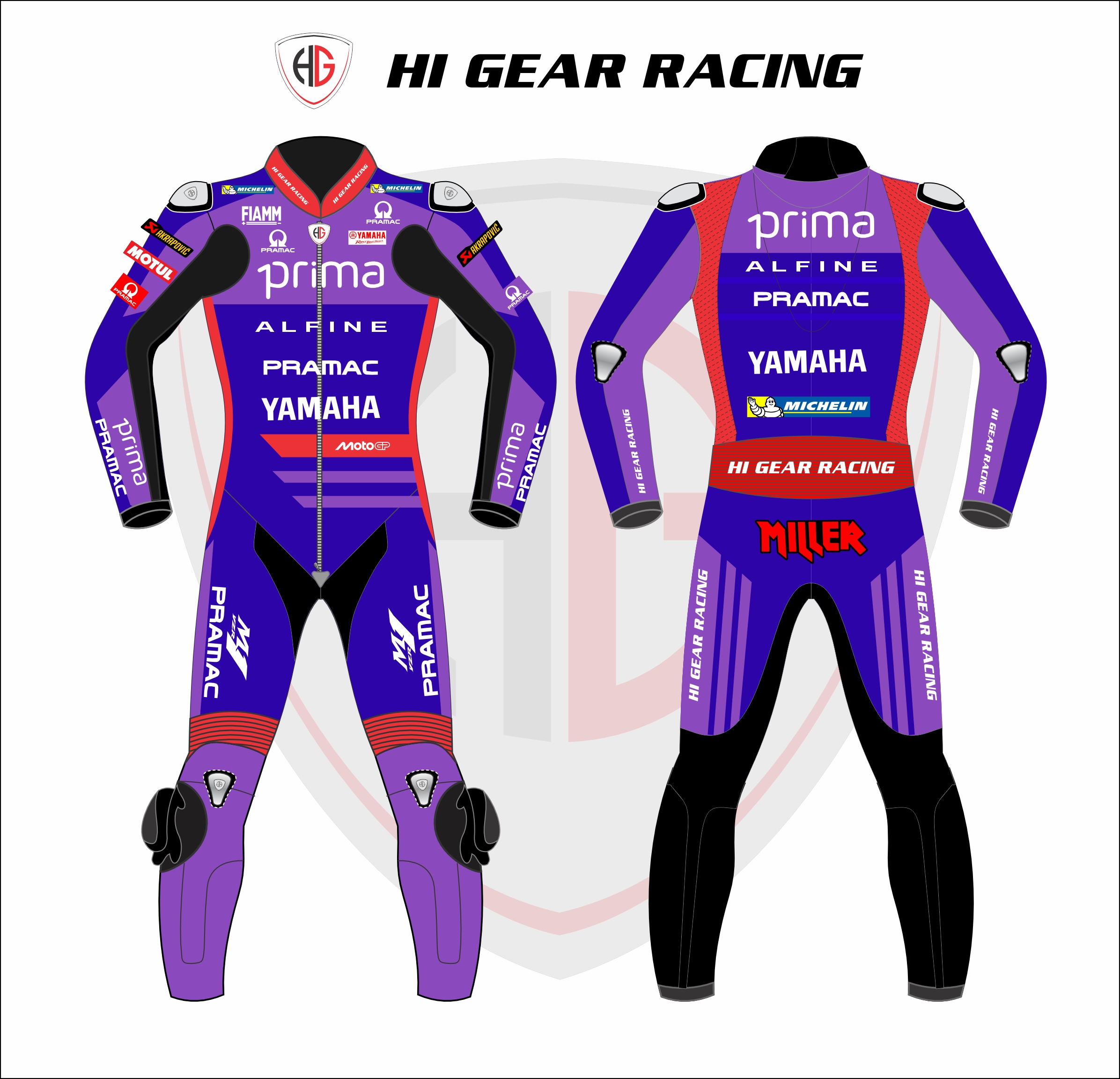 JACK MILLER LEATHERS YAMAHA PRAMAC MOTOGP 2025